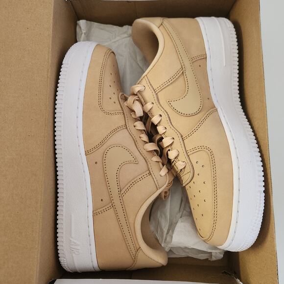 Nike Womens Air Force 1 Premium MF Vachetta Tan/White Size 7.5 - Picture 9 of 10